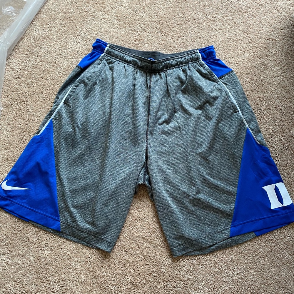 Duke Blue Devils Grey Nike Shorts XL